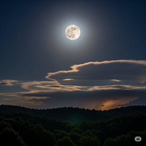 Catch the Cosmic Show: The Thunder Moon (Buck Moon)