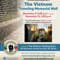Vietnam Traveling Wall at Veterans Healing Farm in Hendersonville
