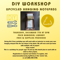 DIY Workshop: Upcycled Hanging Notepads
