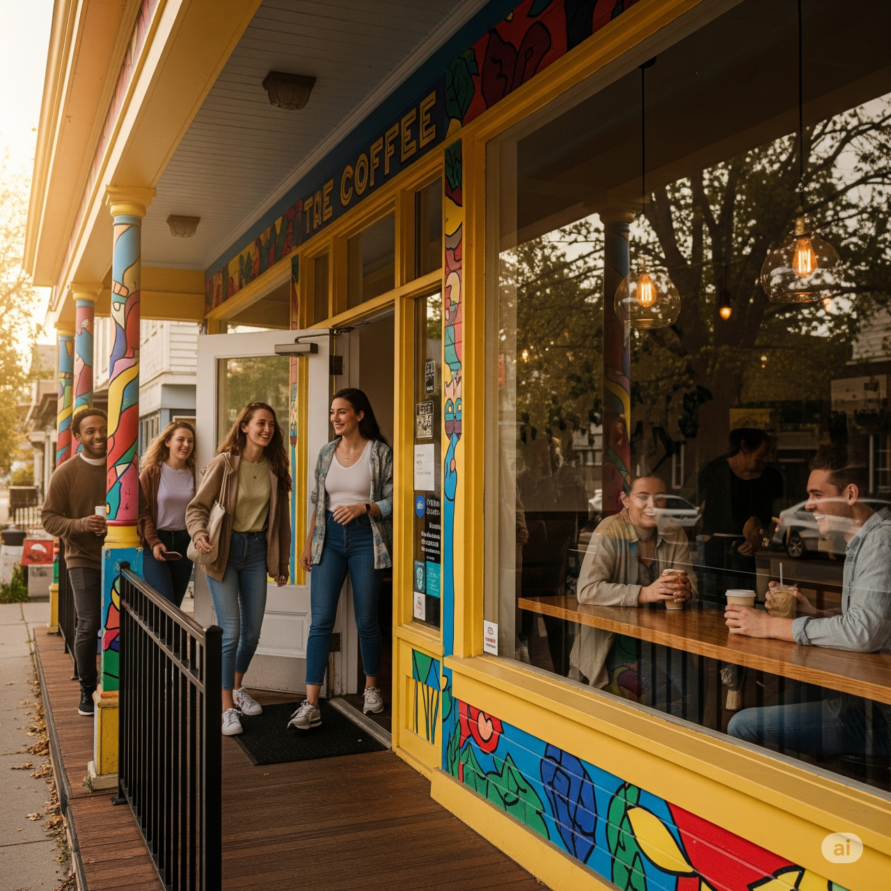 coffeeshoputsidebright